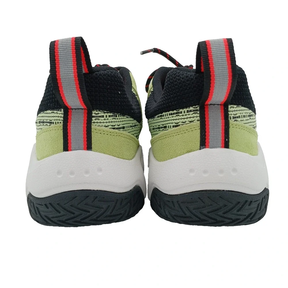 NEW MENS SHAQ RAQ LOW BASKETBALL SHOES GREEN AND WHITE SNEAKERS SIZE 13